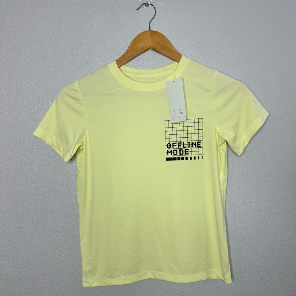 New Boys All In Motion Lemon/Yellow Tee Size M (8) “Offline Mode” - Picture 5 of 12